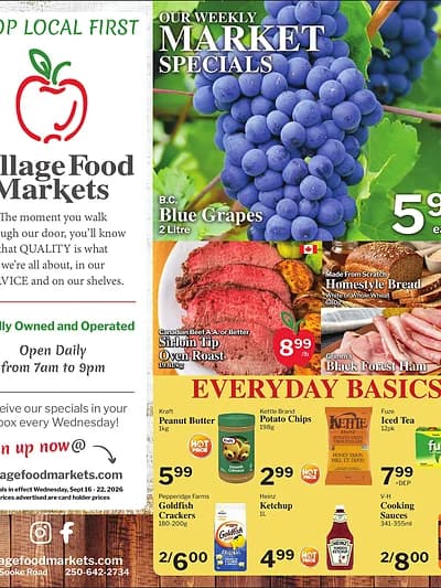 Village Food Market weekly flyer