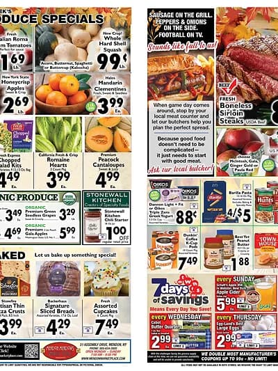 Honeoye Falls Marketplace weekly flyer