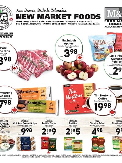 New Market Foods weekly flyer