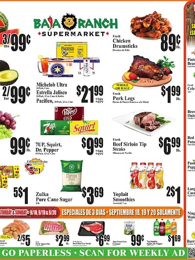 Baja Ranch Market weekly flyer