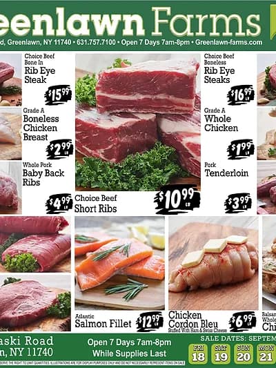 Greenlawn Farms weekly flyer
