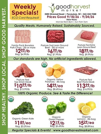 Good Harvest Market weekly flyer