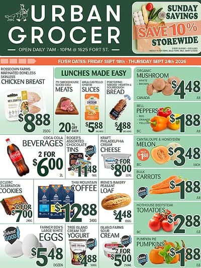 Urban Grocer weekly flyer