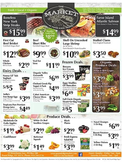The Market at Pound Ridge Square weekly flyer