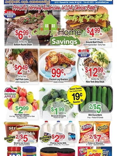Larry's Foodland weekly flyer